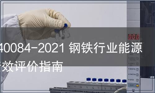GB/T 40084-2021 鋼鐵行業(yè)能源管理績(jī)效評(píng)價(jià)指南