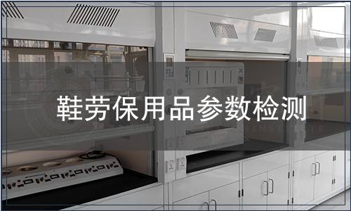 鞋勞保用品參數檢測