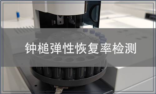 鐘槌彈性恢復(fù)率檢測(cè)