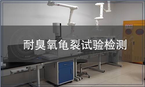 耐臭氧龜裂試驗檢測