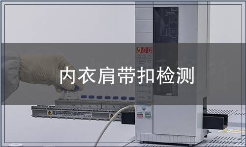 內衣肩帶扣檢測