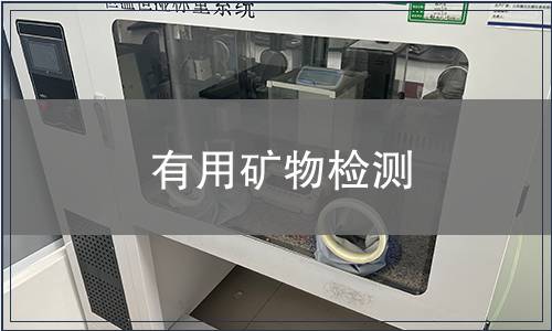 有用礦物檢測(cè)