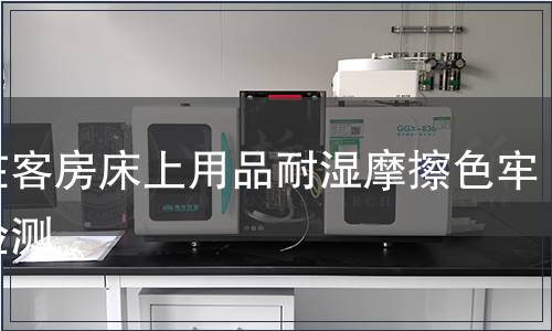 內(nèi)在客房床上用品耐濕摩擦色牢度檢測(cè)