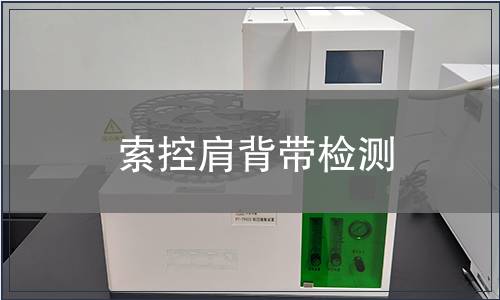 索控肩背帶檢測