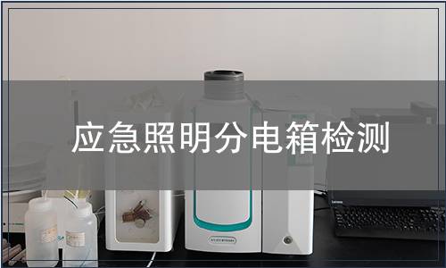 應急照明分電箱檢測