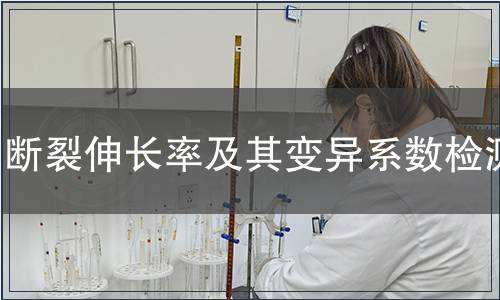 斷裂伸長率及其變異系數(shù)檢測