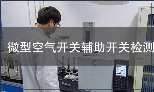 微型空氣開關(guān)輔助開關(guān)檢測(cè)