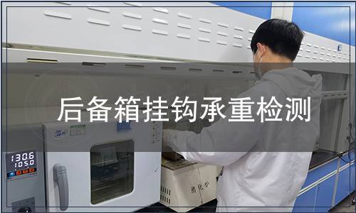 后備箱掛鉤承重檢測