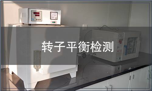 轉(zhuǎn)子平衡檢測(cè)