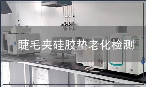 睫毛夾硅膠墊老化檢測(cè)