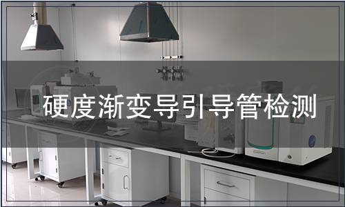 硬度漸變導引導管檢測