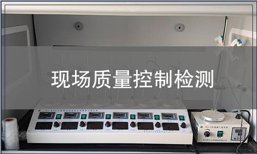 現場質量控制檢測