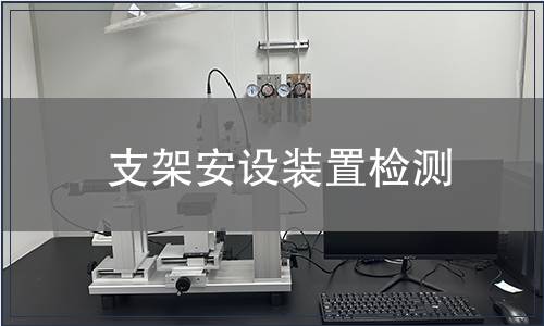 支架安設裝置檢測