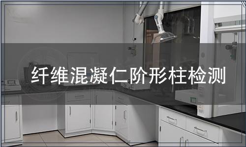 纖維混凝仁階形柱檢測