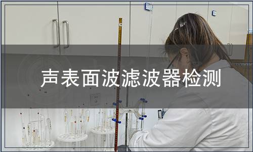 聲表面波濾波器檢測