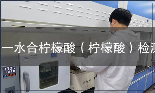 一水合檸檬酸（檸檬酸）檢測